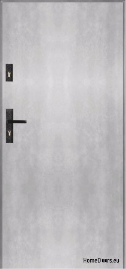 Vnější dveře ocelové 90 72MM Warm Ud=1,0 BETON