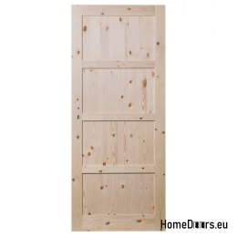 BOROVICOVÉ DVEŘE KŮROVEC QUATRO KNOTTY PLNÝ 60/70/80/90