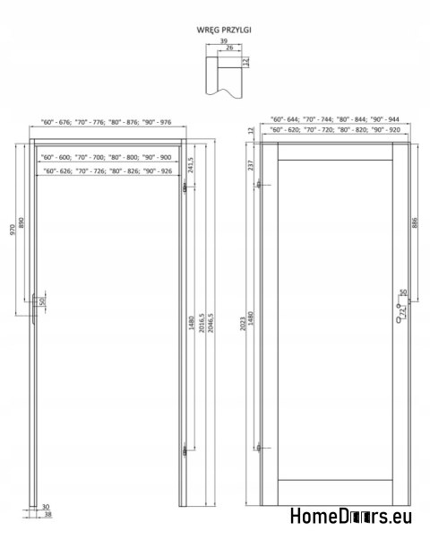 BOROVICOVÉ DVEŘE KŮROVEC QUATRO KNOTLESS PLNÝ 60/70/80/90 BOROVICOVÉ DVEŘE KŮROVEC QUATRO KNOTLESS PLNÝ 60/70/80/90
