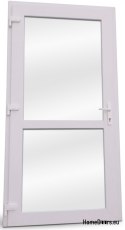 Exteriér PVC dveře obchodu 100/200 bílá