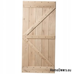POSUVNÉ DVEŘE LOFT RUSTIKÁLNÍ KŮROVEC DUB