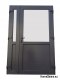 DRZWI ZEWN. PCV ANTRACYT 140x210 DWUSKRZYDŁOWE