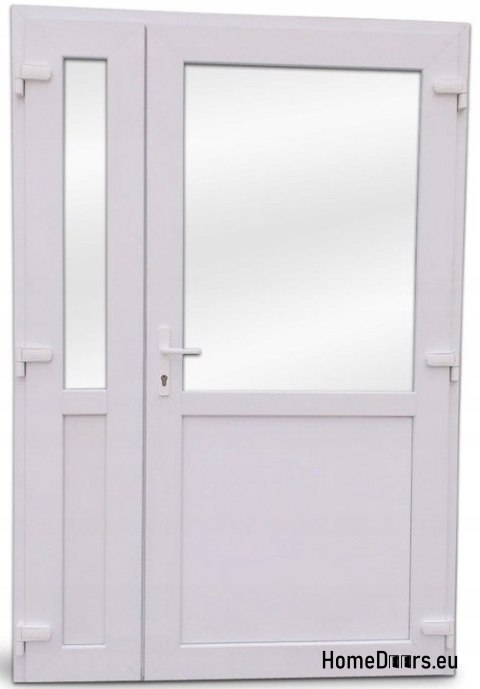 DRZWI ZEWNĘTRZNE PCV BIAŁE 140x210 DWUSKRZYDŁOWE DRZWI ZEWNĘTRZNE PCV BIAŁE 140x210 DWUSKRZYDŁOWE