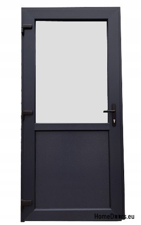 Koupit PVC vnější dveře 90/200 antracitové