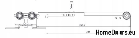 Samozavírací zavírací dveře standard 50 kg Samozavírací zavírací dveře standard 50 kg