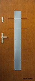 Dveře exteriérové, dřevěný panel DP23 WARM