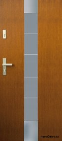 Vnější dveře, dřevěný panel, DP5-A 72mm