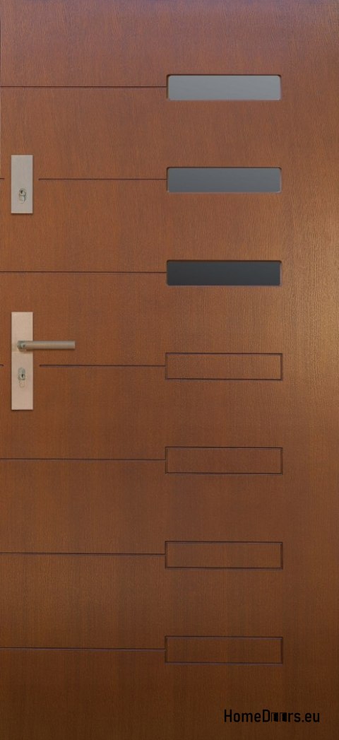 Vnější dveře, dřevěný panel DP8 72mm teplý Vnější dveře, dřevěný panel DP8 72mm teplý