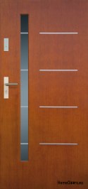 Vnější dveře dřevěný panel DP9 72mm teplý