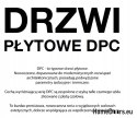 Vnější dveře, dřevěná deska DPC3 WARM
