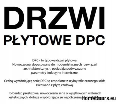 Dveře exteriérové, dřevěný panel DPC9 WARM Dveře exteriérové, dřevěný panel DPC9 WARM
