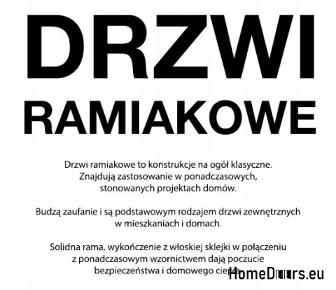 Dřevěný rám vnějších dveří D15 WARM 68 mm Dřevěný rám vnějších dveří D15 WARM 68 mm