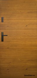 Vnější dveře, dřevěný panel DP28 WARM