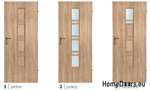 Koupelnové dveře s vnitřním sklem Ceres 60 Koupelnové dveře s vnitřním sklem Ceres 60