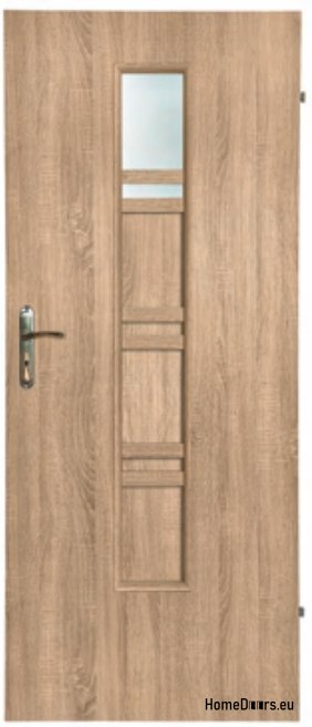 Koupelnové dveře s vnitřním sklem Ceres 70