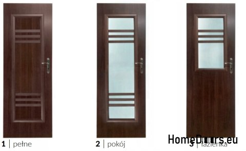 Dveře do pokoje s vnitřním sklem Mirach 60 Dveře do pokoje s vnitřním sklem Mirach 60