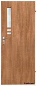 Koupelnové dveře s vnitřním sklem AMA 60