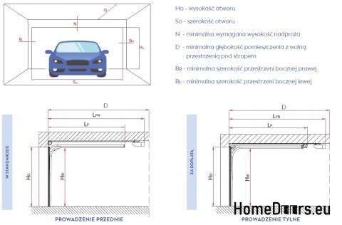 Brama garażowa segmentowa 2250x3000 mm Brama garażowa segmentowa 2250x3000 mm
