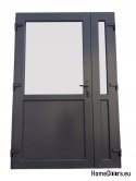 VENKOVNÍ DVEŘE PVC ANTRACIT 180x210 DVOUKŘÍDLÉ