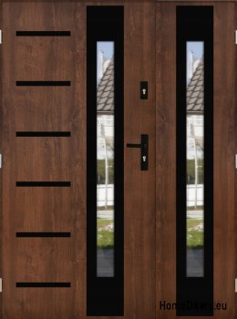 Dvoukřídlé dveře se zrcadlem silné 72 mm 160 L