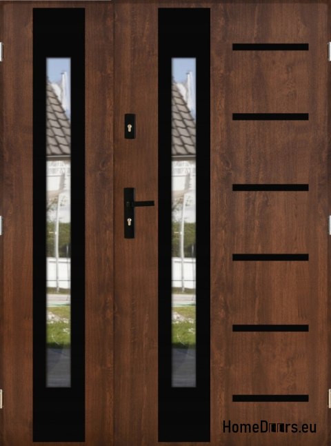 Dvoukřídlé dveře se zrcadlem silné 72 mm 170 P Dvoukřídlé dveře se zrcadlem silné 72 mm 170 P