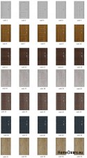 Dvoukřídlé dveře 100 Levá, různé designy barvy