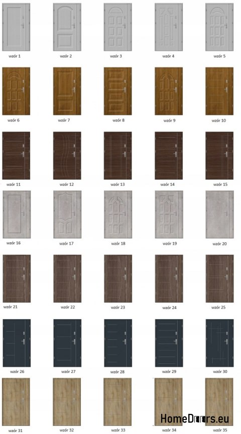 Dvoukřídlé dveře 150 Levá, různé designy barvy Dvoukřídlé dveře 150 Levá, různé designy barvy