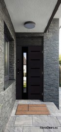 Exteriérové dveře na míru SILNÉ 72 MM teplé s benátským zrcadlem 80 90 100