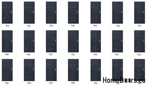 Venkovní dveře THICK 101mm WARM 0,65Wm2K VZORY Venkovní dveře THICK 101mm WARM 0,65Wm2K VZORY