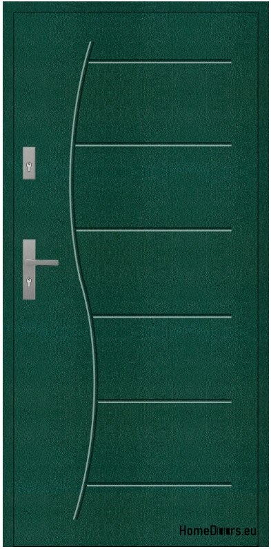 VENKOVNÍ DVEŘE T43 72 mm polystyren 100 VENKOVNÍ DVEŘE T43 72 mm polystyren 100