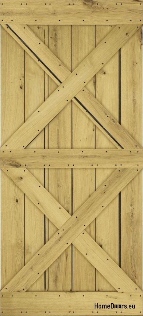 DRZWI PRZESUWNE MODERN RUSTIC XX DĄB CRACK 80