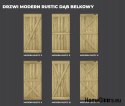 DRZWI PRZESUWNE MODERN RUSTIC E DĄB BELKOWY 80