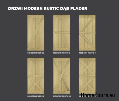 DRZWI PRZESUWNE MODERN RUSTIC XI DĄB FLADER 90 DRZWI PRZESUWNE MODERN RUSTIC XI DĄB FLADER 90