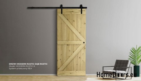 DRZWI PRZESUWNE MODERN RUSTIC K DĄB BELKOWY 80