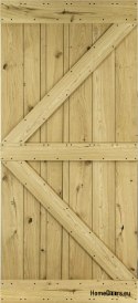 DRZWI PRZESUWNE MODERN RUSTIC K DĄB RUSTIC 80