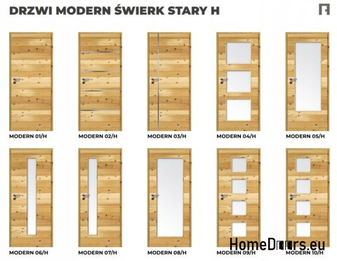DRZWI WEWNĘTRZNE MODERN 03H ŚWIERK STARY 80 DRZWI WEWNĘTRZNE MODERN 03H ŚWIERK STARY 80