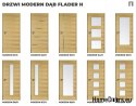 DRZWI WEWNĘTRZNE MODERN 07H DĄB FLADER 90