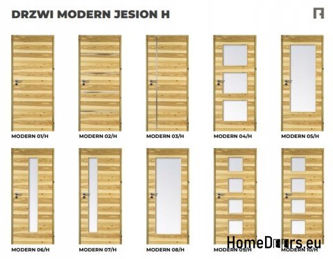 DRZWI WEWNĘTRZNE MODERN 02H JESION SĘKATY 60
