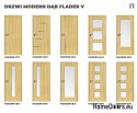 DRZWI WEWNĘTRZNE MODERN 09V DĄB FLADER 70