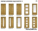DRZWI WEWNĘTRZNE MODERN 09V DĄB RUSTIC 80