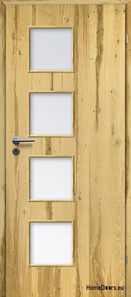 DRZWI WEWNĘTRZNE MODERN 10V DĄB BELKOWY 90 cm