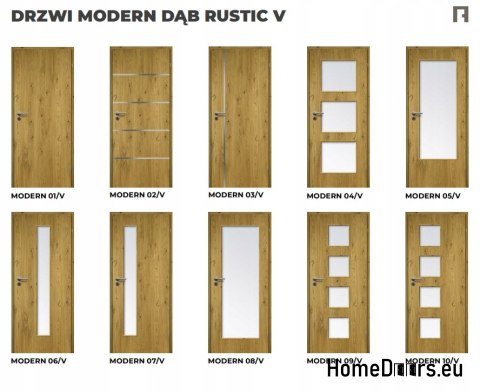 DRZWI WEWNĘTRZNE MODERN 10V DĄB RUSTIC 60 DRZWI WEWNĘTRZNE MODERN 10V DĄB RUSTIC 60