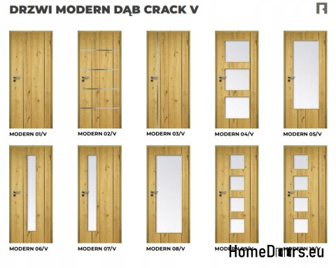 DRZWI WEWNĘTRZNE MODERN 03V DĄB CRACK 70