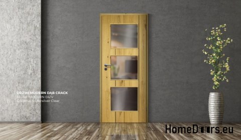DRZWI WEWNĘTRZNE MODERN 04V DĄB BELKOWY 90 cm DRZWI WEWNĘTRZNE MODERN 04V DĄB BELKOWY 90 cm