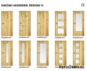 DRZWI WEWNĘTRZNE MODERN 01V JESION SĘKATY 90