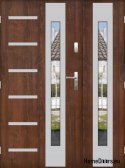 Dvoukřídlé dveře se zrcadlem silné 72 mm 150 L