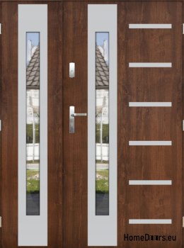 Dvoukřídlé dveře se zrcadlem silné 72 mm 150 P
