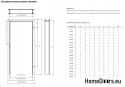 Ościeżnica regulowana drewniana fornir 360-380 Ościeżnica regulowana drewniana fornir 360-380