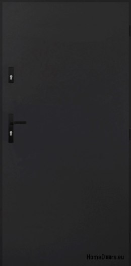 Masivní venkovní dveře FLAT BLACK 70/80/90/100