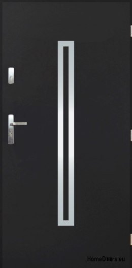 Masivní venkovní dveře A-12 INOX 70/80/90/100